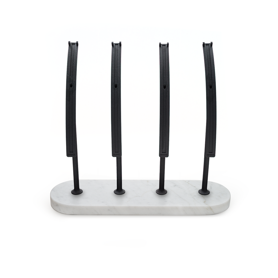 Display 4 watches totem ghost display Carrara marble white