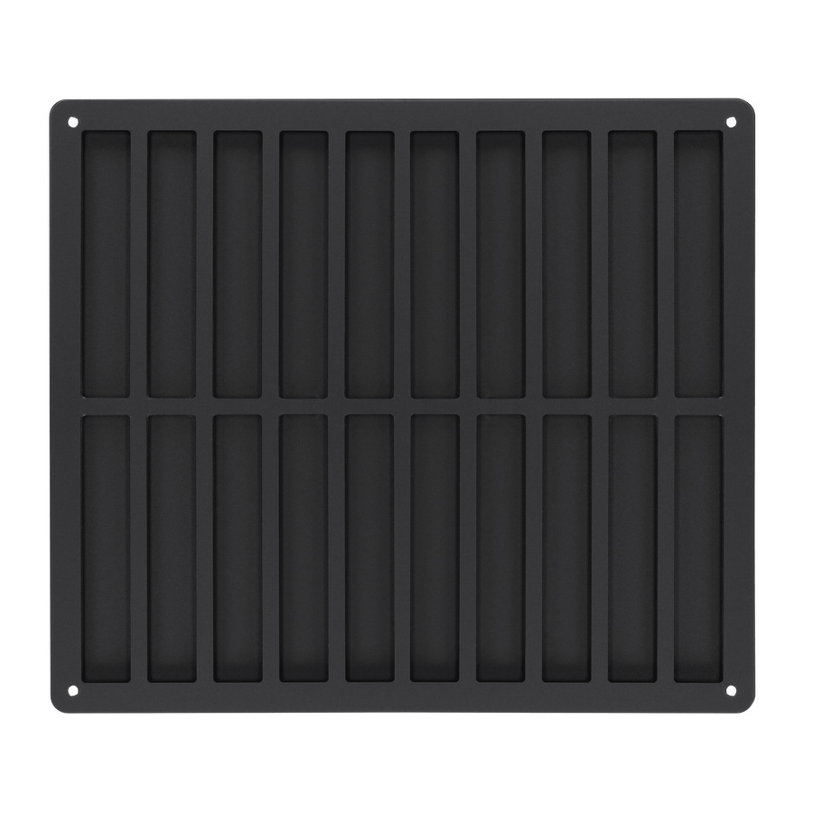Display for straps, 20 slots