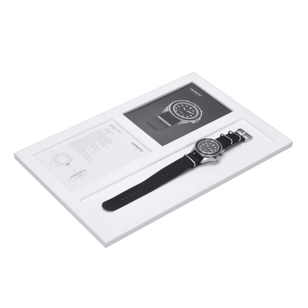 Display tray single white