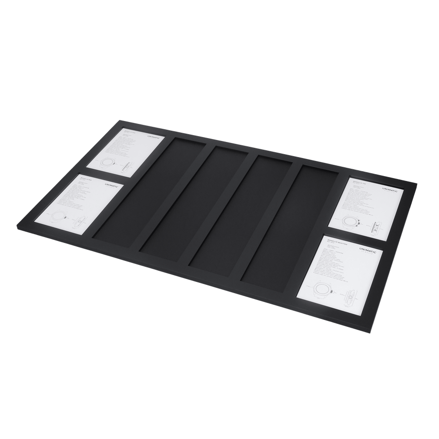 Display tray 4 slots black