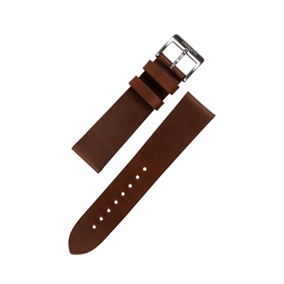 Two-Piece Calf Leather Strap