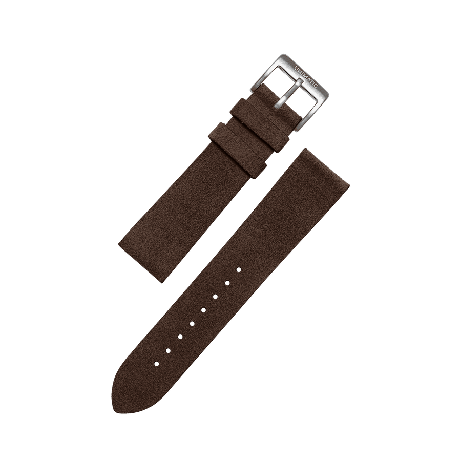 Two-Piece Suede Leather Strap