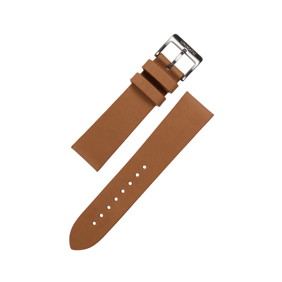 Chocolate Leather Strap Set