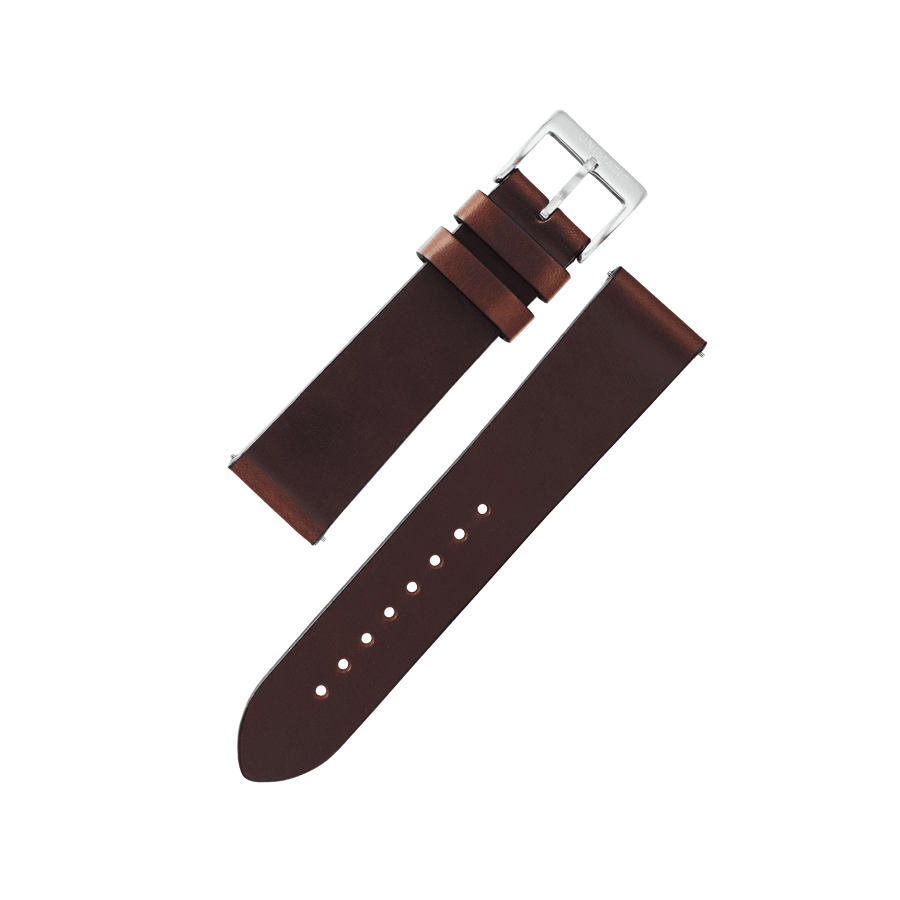 Two-Piece Calf Leather Strap