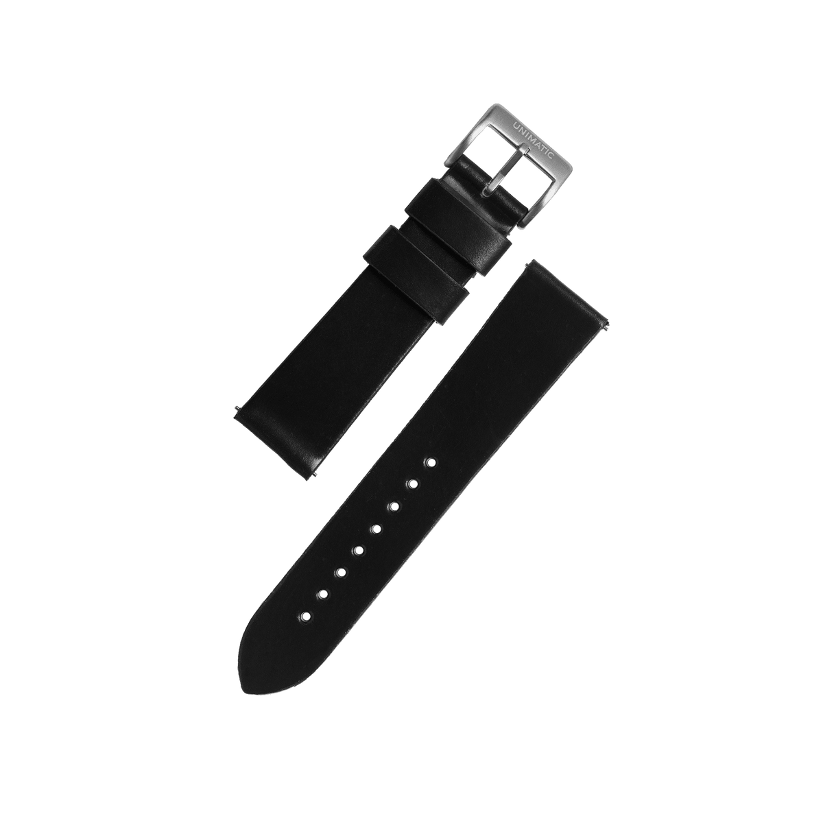 Two-Piece Cordovan Shell Leather Strap