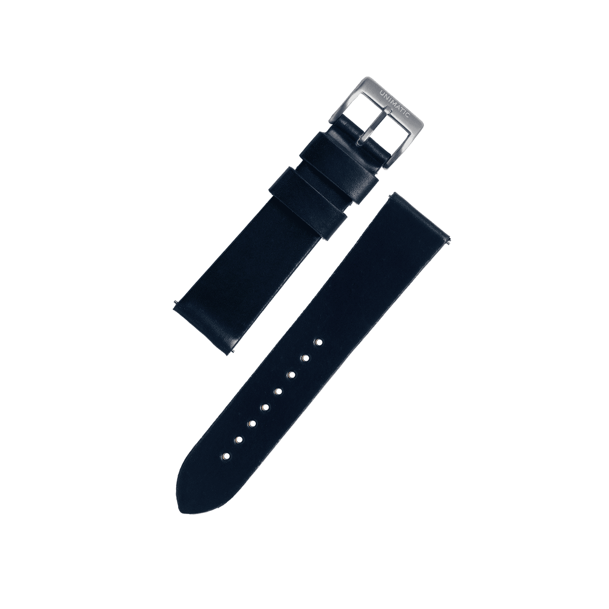 Two-Piece Cordovan Shell Leather Strap