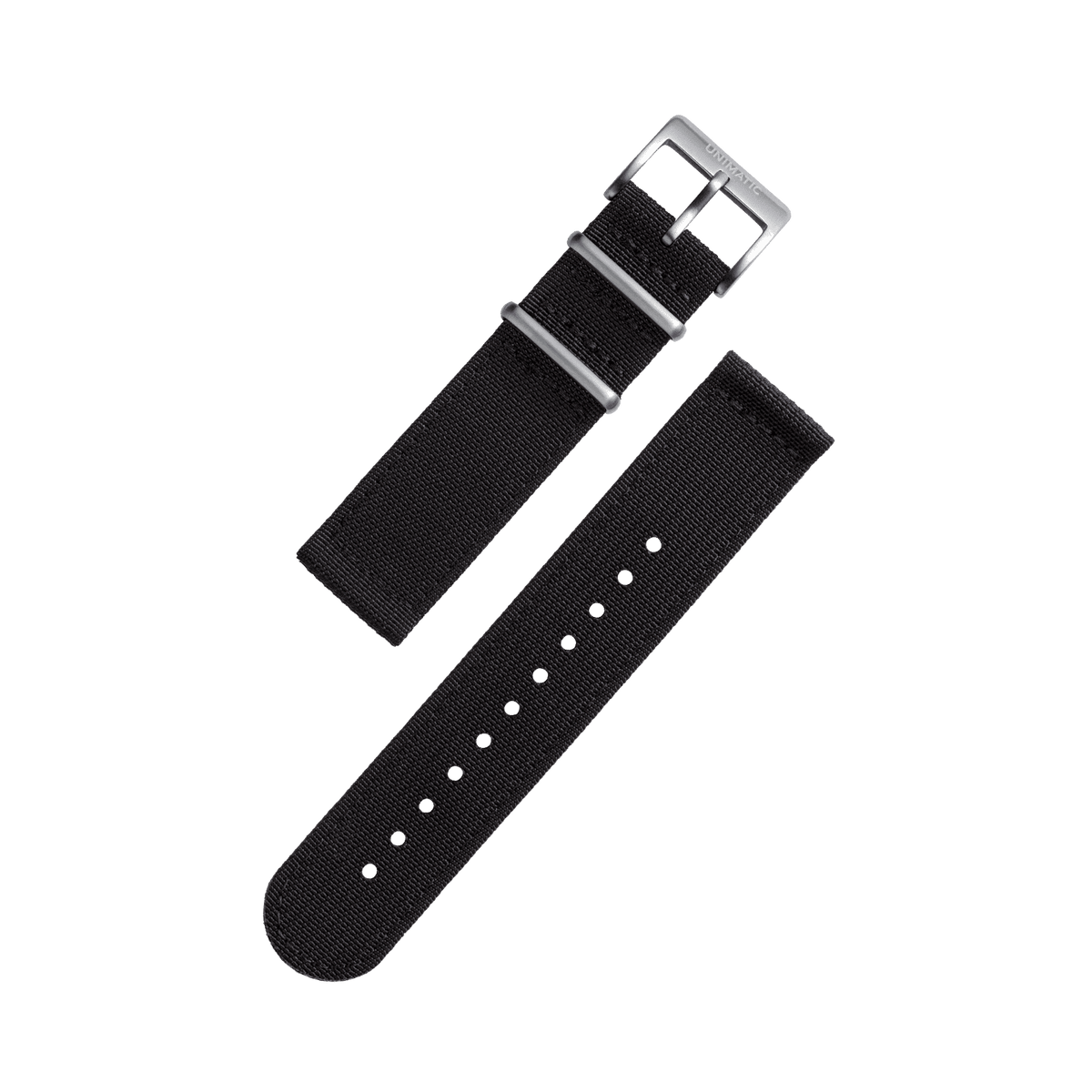 Two-Piece Seatbelt Fabric Strap