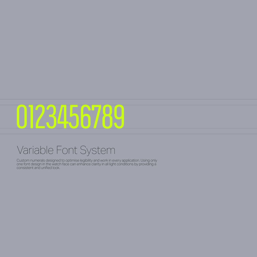 Custom variable font