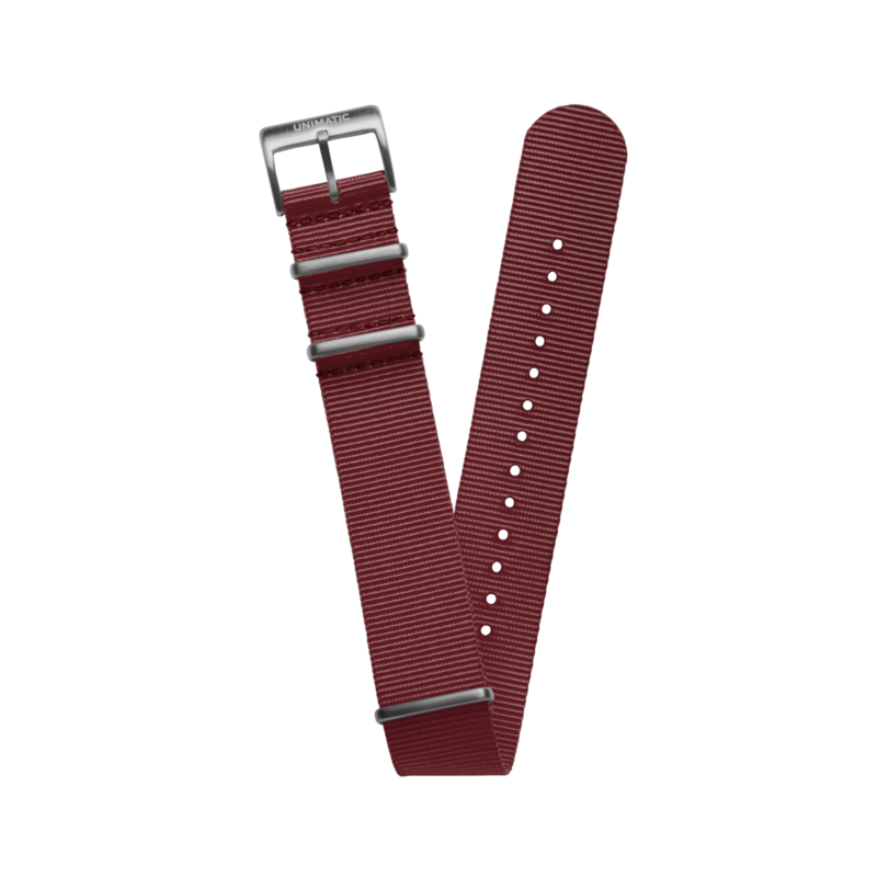 Nylon Nato Steel Strap - Brunello