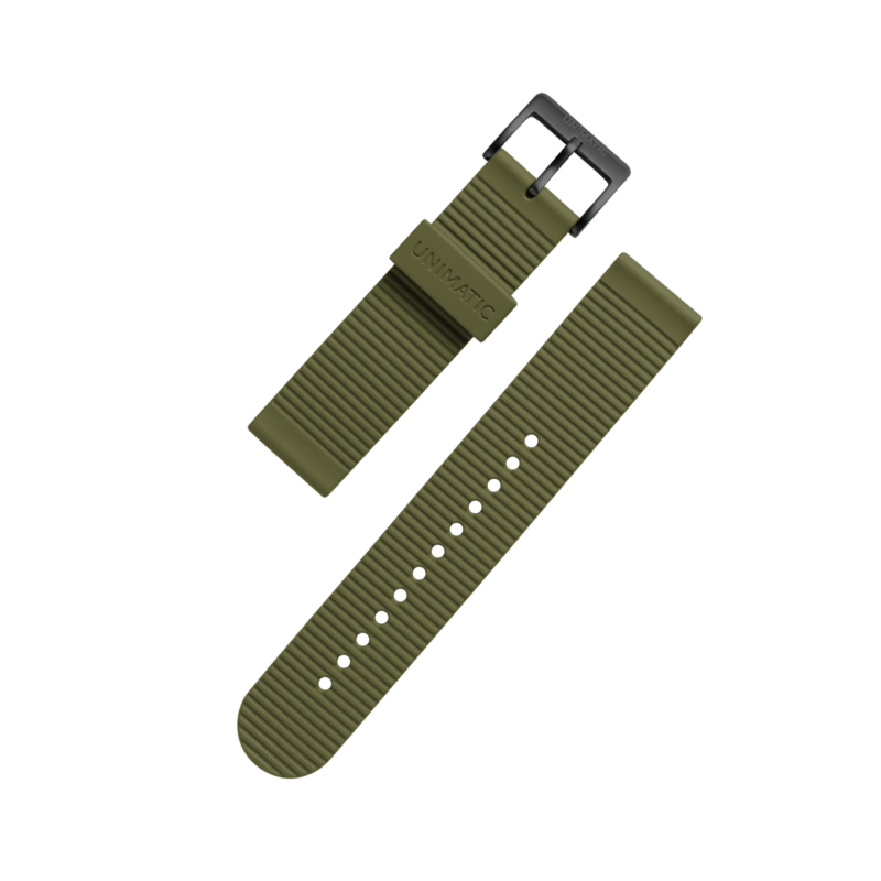 TPU 2 pcs DLC Straps - Bazooka Green