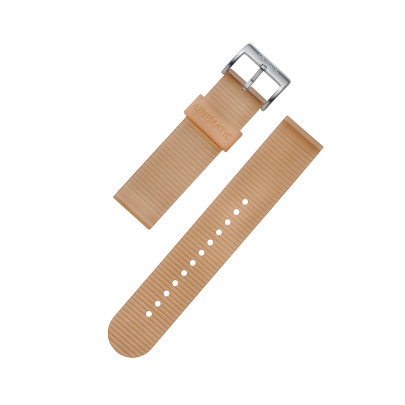 TPU 2pcs Steel Strap - Translucent Honey