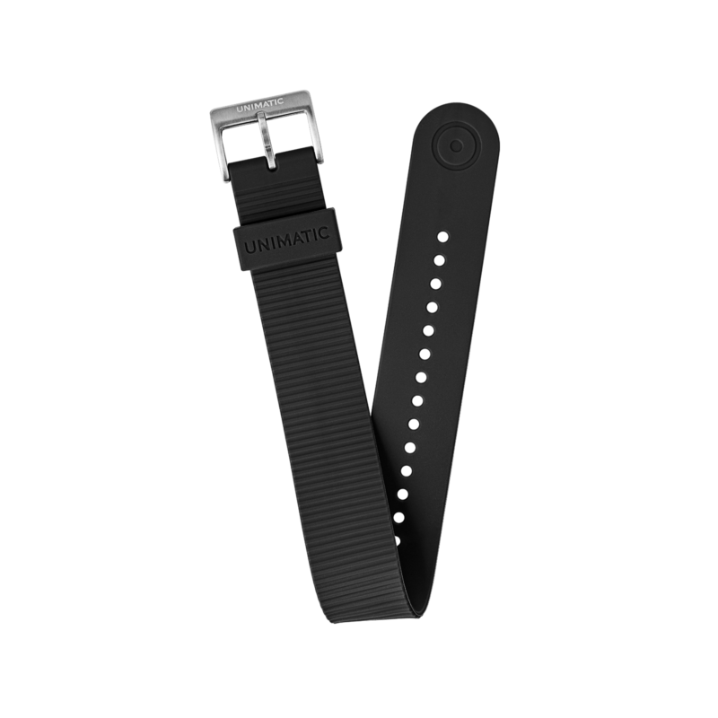 TPU Nato Steel Strap - Black