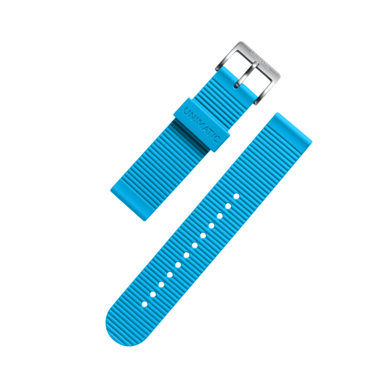 TPU 2pcs Steel Strap - Azzurro Napoli