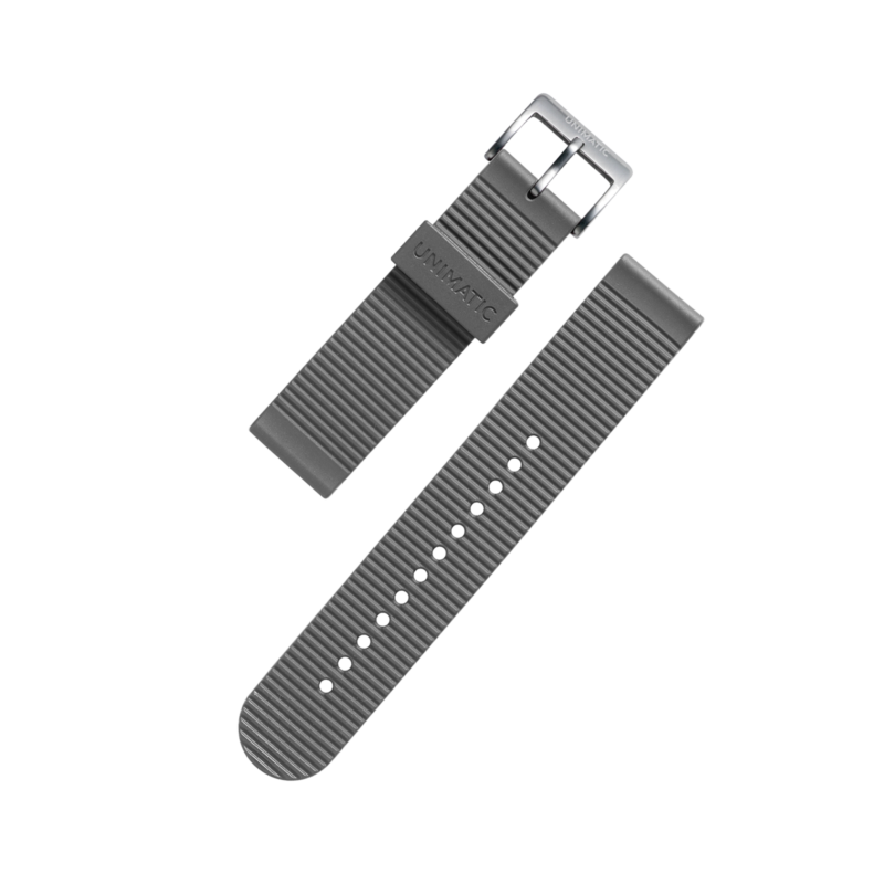 TPU 2pcs Steel Strap - Storm Grey