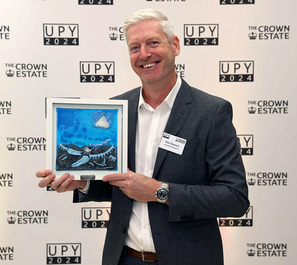 Alexander Dawson awarded as Underwater Photographer of the Year 2024 in a ceremony that took place in London