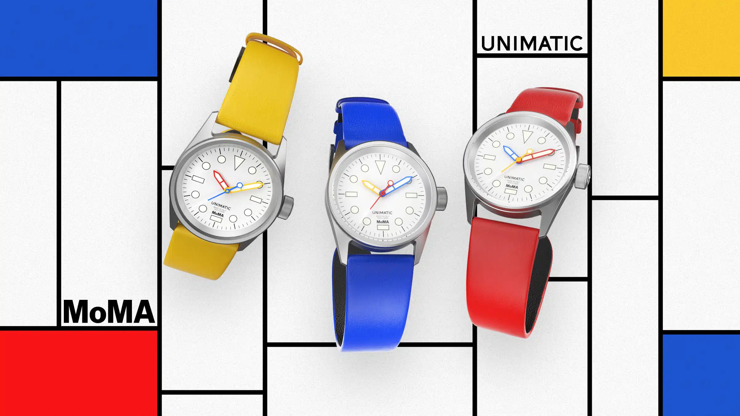 UNIMATIC Modello Cinque U5S-MoMA-Y Collab – Time Only | Archive