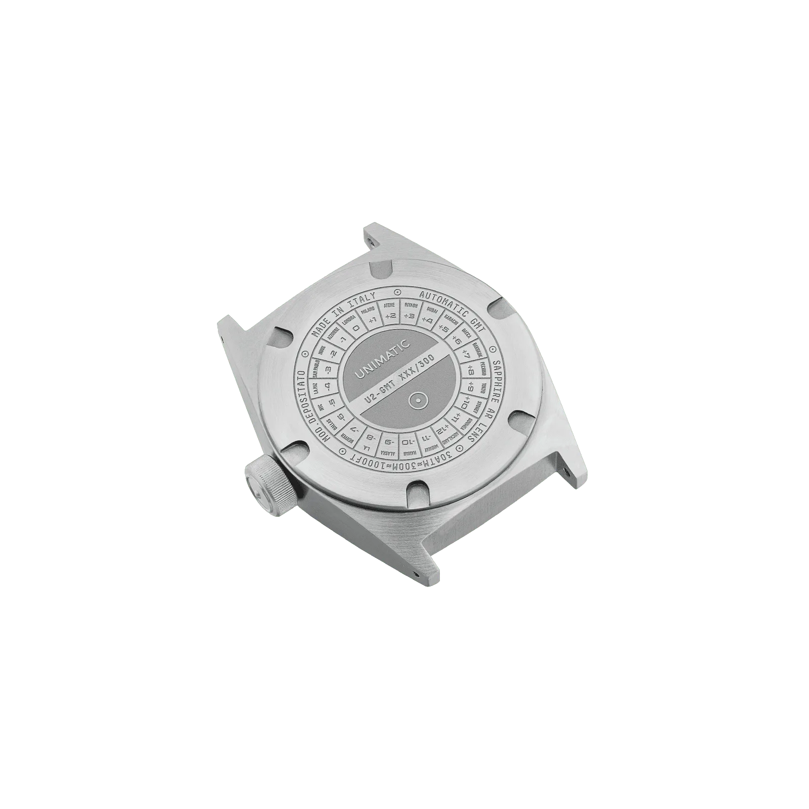 UNIMATIC ウニマティック ステンレススチール ブレス U2 / DUE UNIMATIC Modello Due U2-GMT Limited Edition – GMT | Modello 2