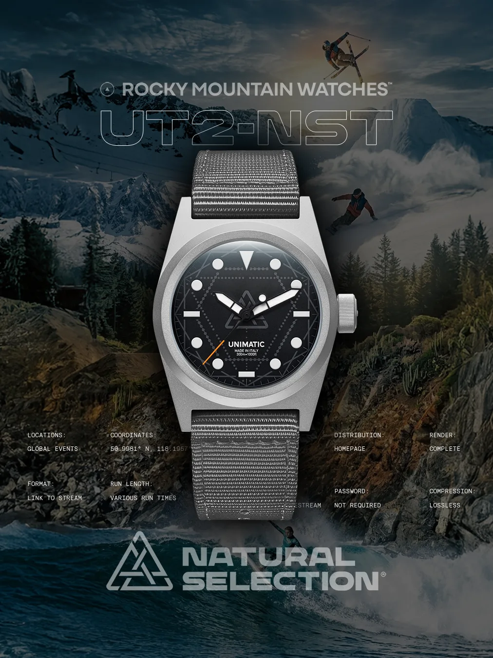 UNIMATIC Modello Due UT2-NST Collab – Time Only | 38mm Limited