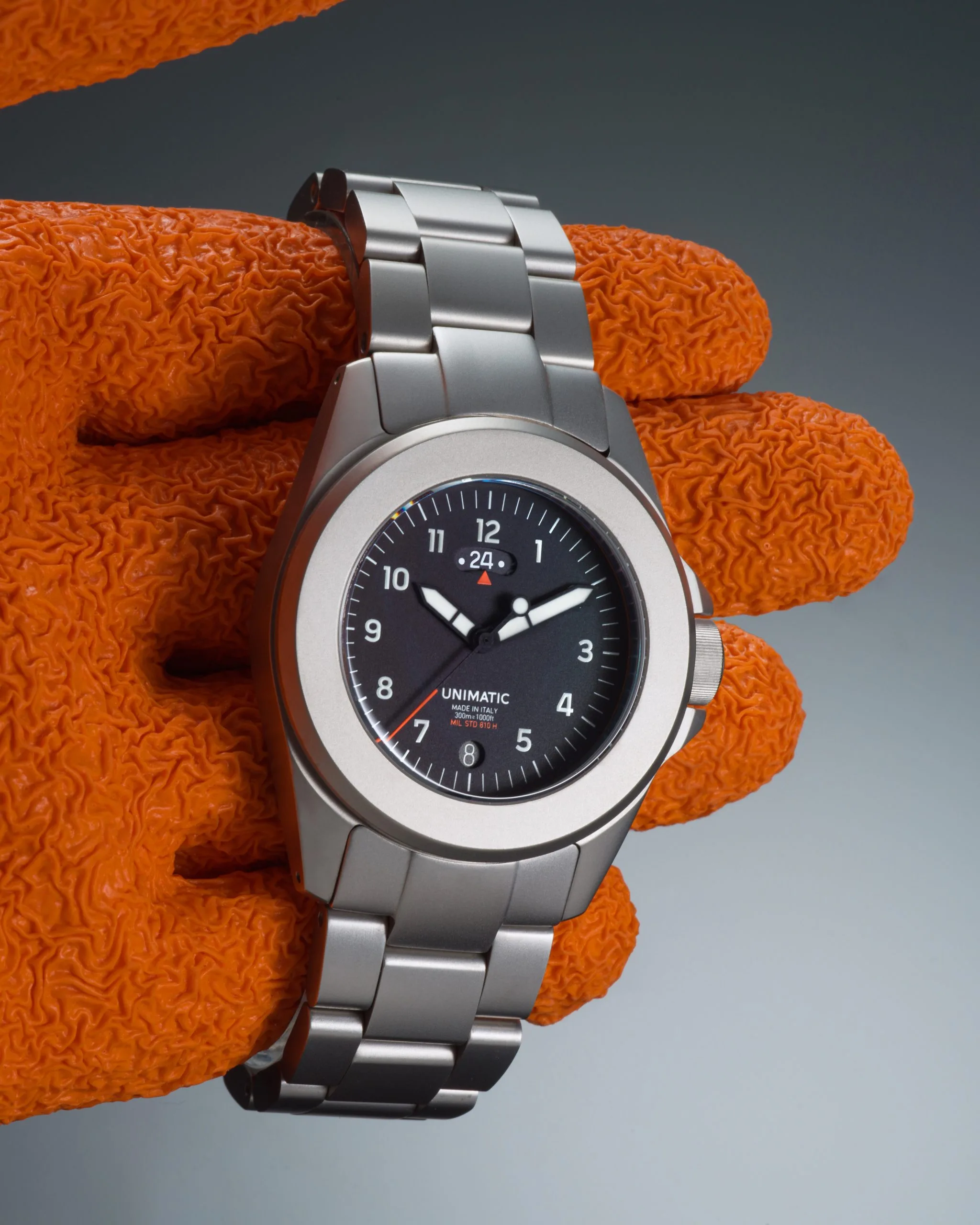 UNIMATIC Modello Quattro UT4-GMT Toolwatch – Bracelet Premium Set